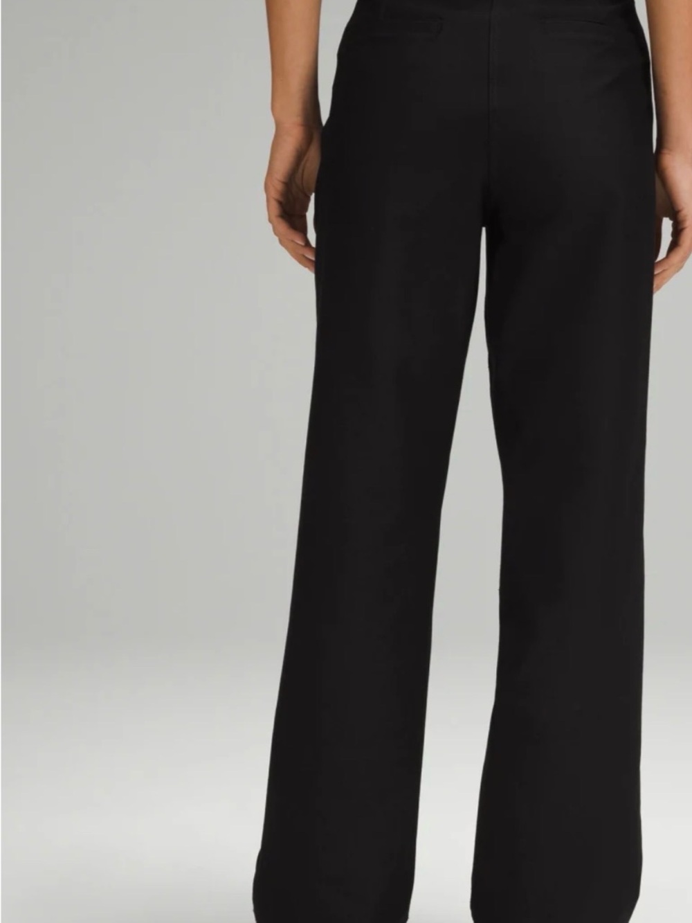 Lululemon Utilitech Mid-rise Relaxed Fit Black Trousers